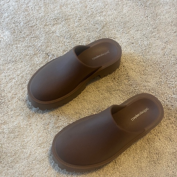 Jeffrey Campbell Shoes - Jeffrey Campbell Brown Clogs